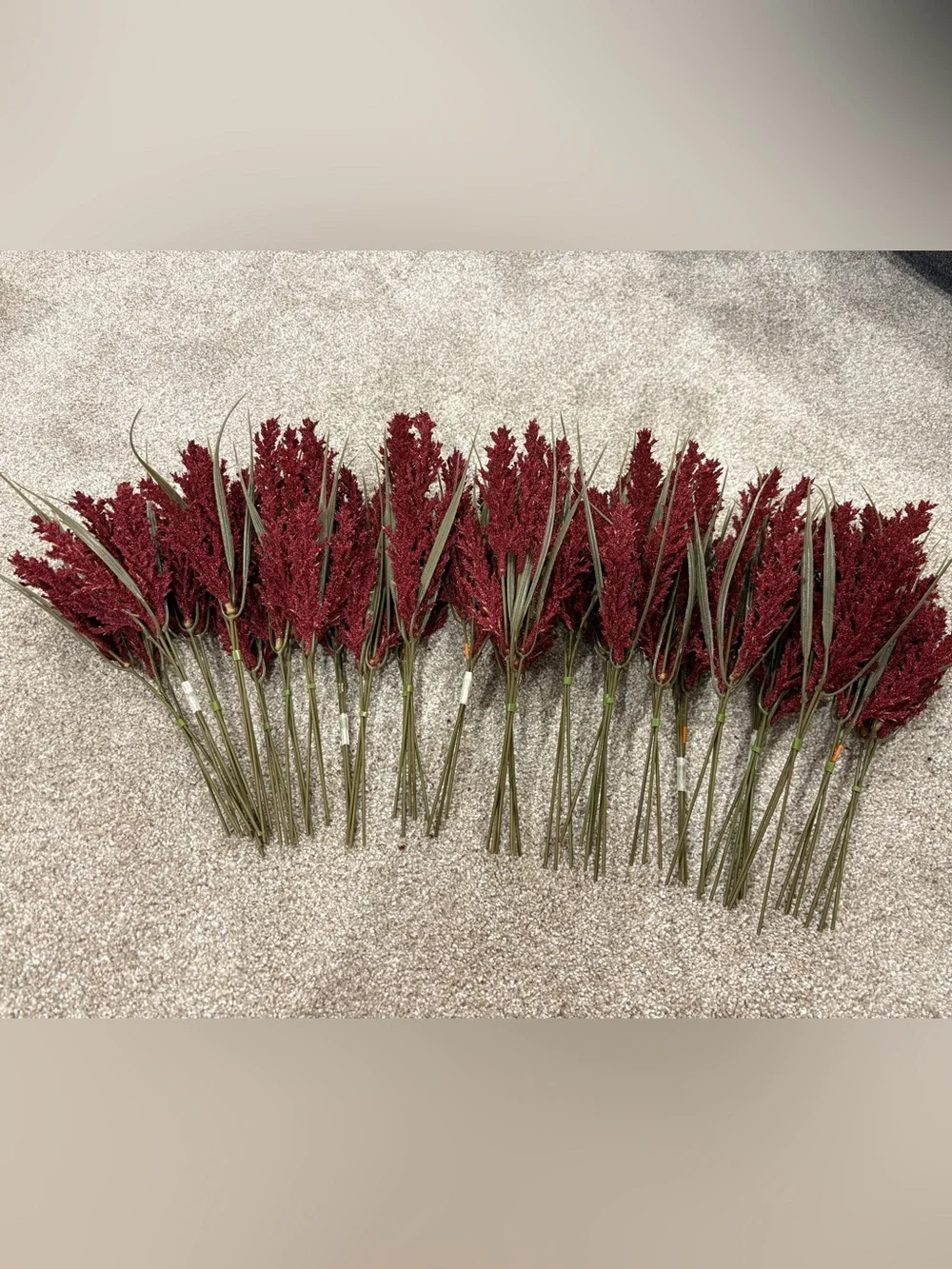 Burgundy Artificial Amaranth Spray